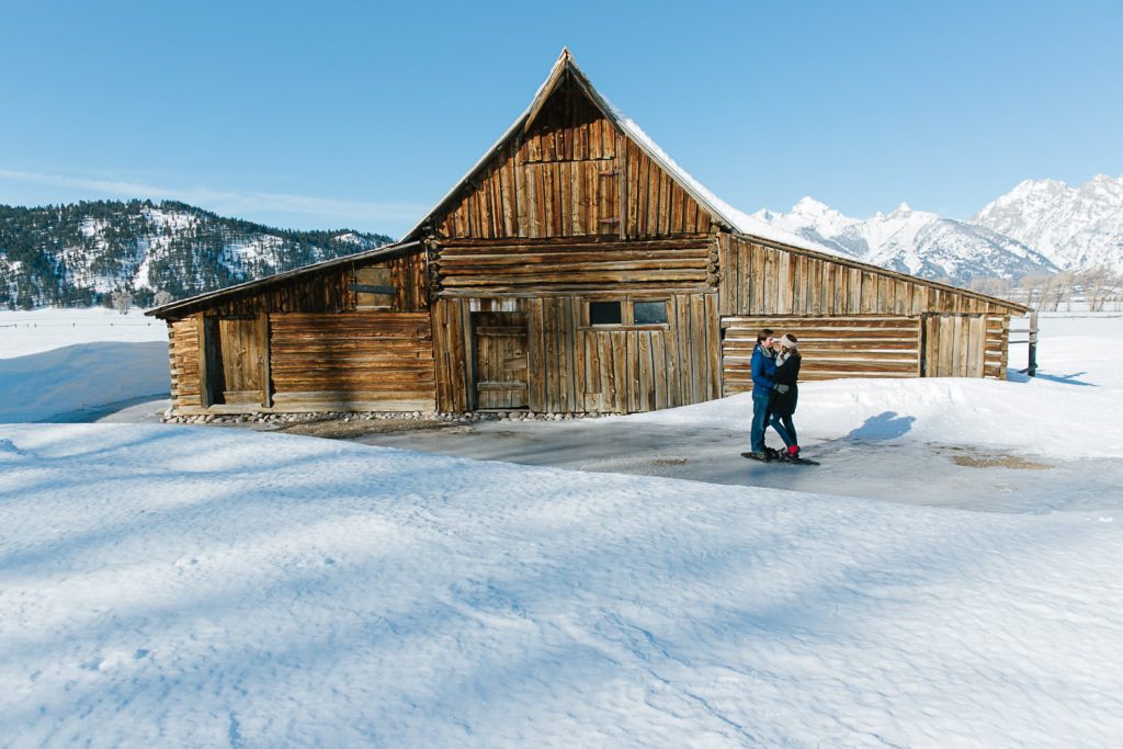 Mormon Row Grand Teton National Park Engagement Photography