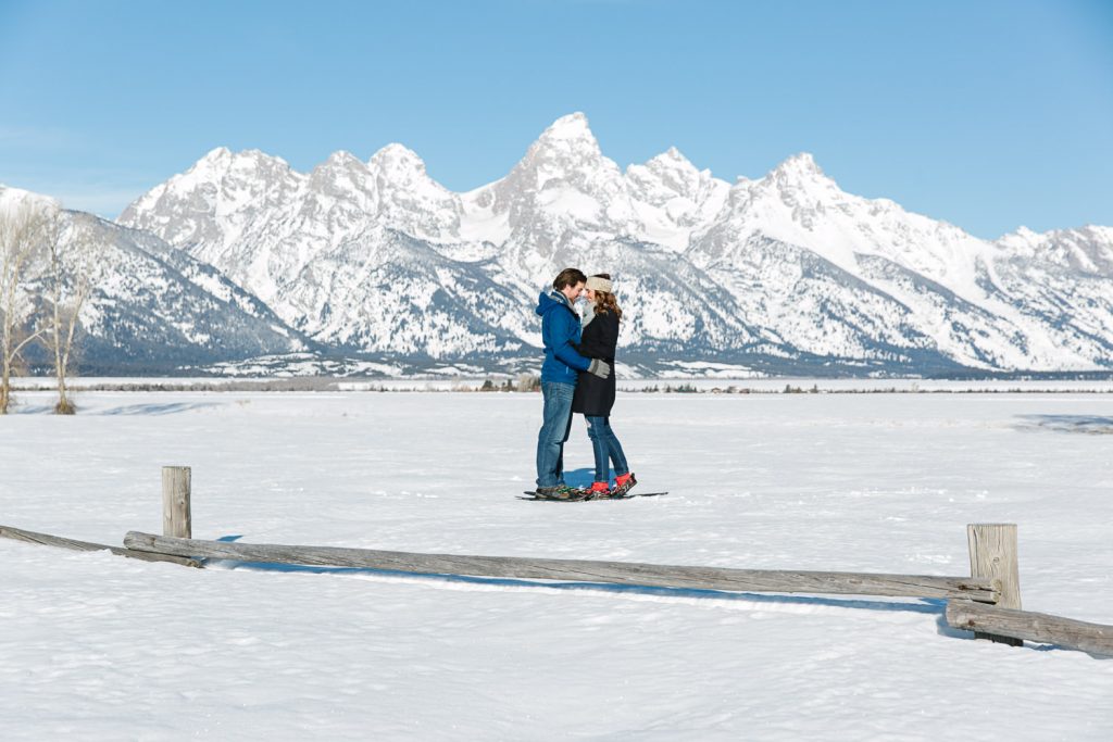 Jackson Hole Winter Engagement Photography