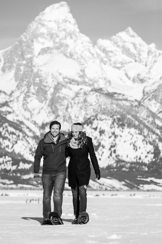 Jackson Hole Winter Engagement Photography