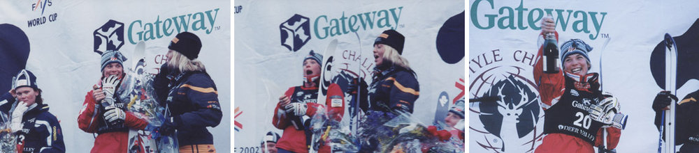 Jackson Hole Photographer Hannah Hardaway winning her first world cup ski competition